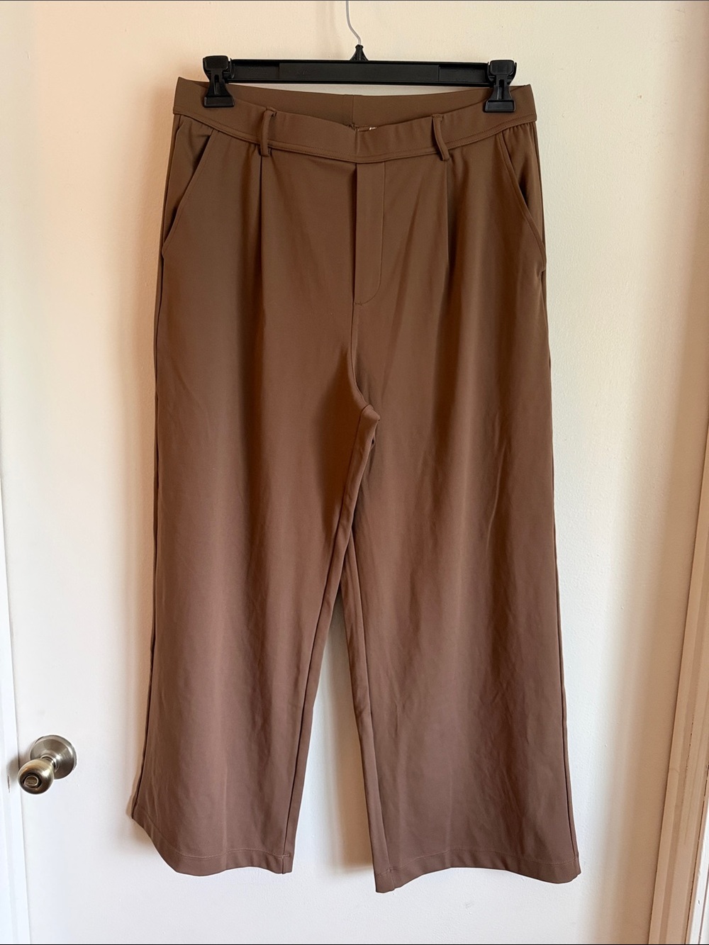 NWT HALARA Brown Wide-Leg Pants size LP